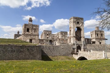 The ruins of a 17th century giant castle, Krzyztopor, Poland