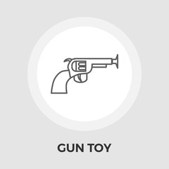 Gun Toy Flat Icon