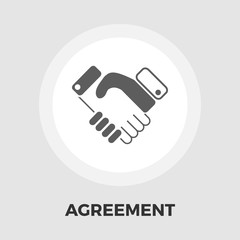 Agreement flat icon