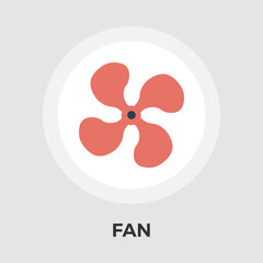 Obraz premium Fan flat icon