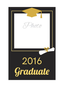 Student 2016 graduation photo frame.