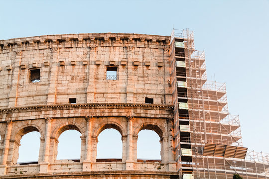 Restoration of the Colosseum in Rome