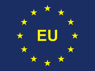 European Union flag - poster design 