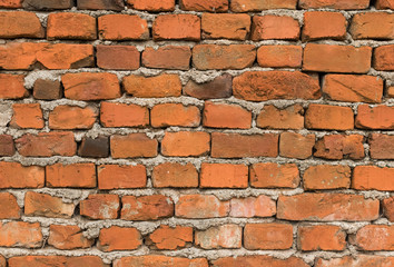 Obraz premium Old vintage brick wall background. Brick wall texture.