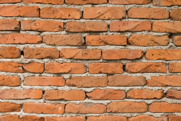 Old vintage brick wall background. Brick wall texture.