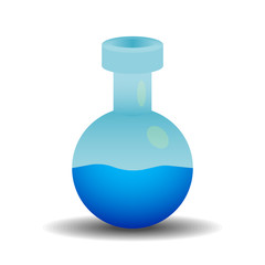 Blue Science Bottle