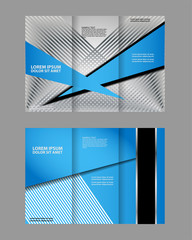 Multipurpose Tri-fold Brochure and Catalog Vector Design
