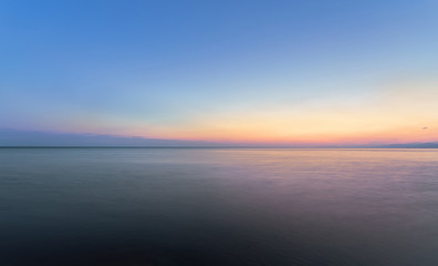 sunrise on the water