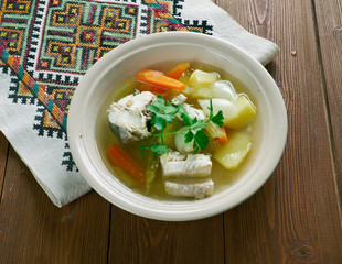 Russian fish soup