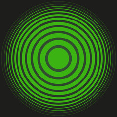 Radar screen concentric circle elements background