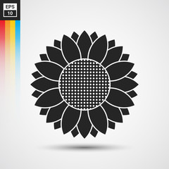 Sunflower icon - Vector