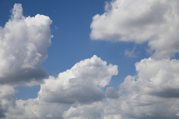 Obraz premium sky with clouds and sun