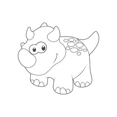 Cute Cartoon Dinosaur icon