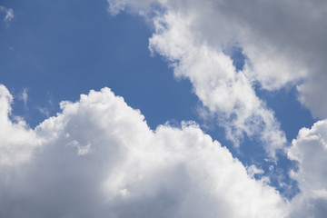 sky with clouds and sun