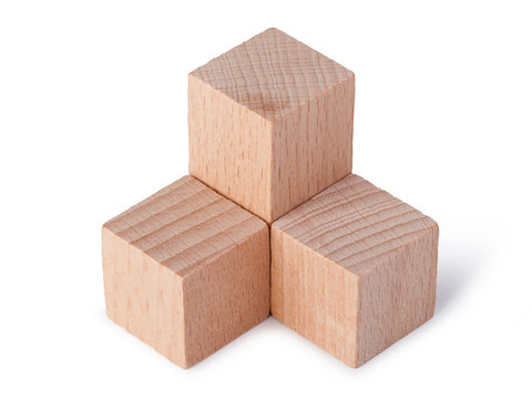  wooden cubes