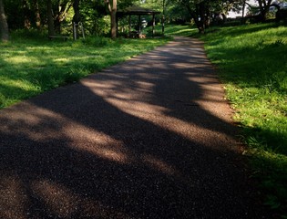 footpath and small arbor