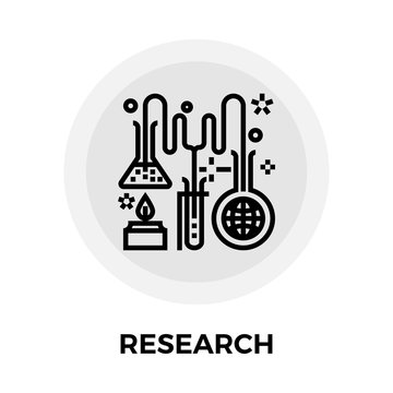 Research Line Icon