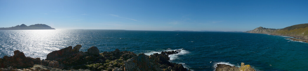 Fototapeta na wymiar Costa da Vela, vista desde Cabo Home