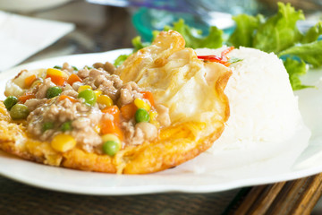 Thai fusion food.