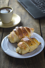 breakfast in the office