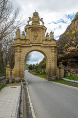 Fototapeta na wymiar Gate Puerta de la Fuencisla in Segovia