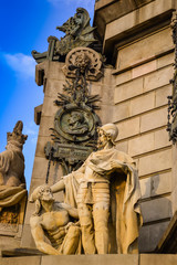 Obraz premium fragment om columbus column