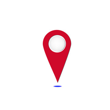 Map pointer icon,vector illustration