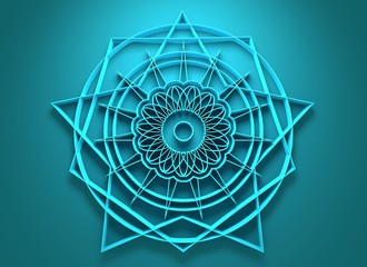 Fototapeta premium Mandala. Ethnic decorative elements.