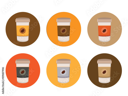 Paper Coffee Cup Vector Paper Coffee Cup Vector