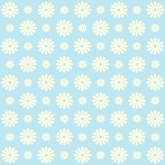  Blue floral pattern, vintage background