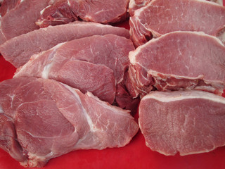 Raw pork