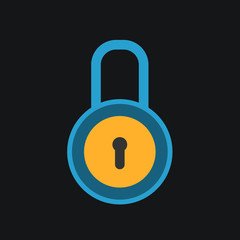 Padlock icon. 