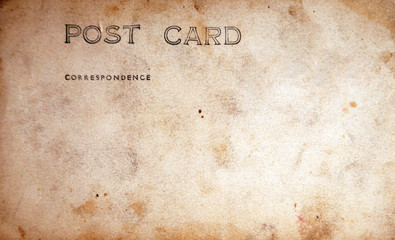 Old grunge post card background