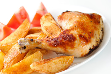 chicken with potatoes