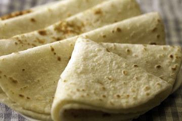 Traditional Indian Roti Ready to Serve