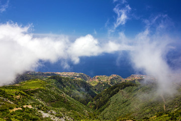 Madeira island, Portugal. Mountain landscape