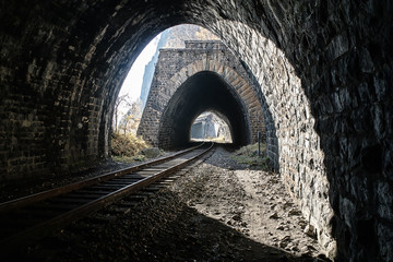 Fototapeta na wymiar Several Tunnels on Circum-Baikal Railway