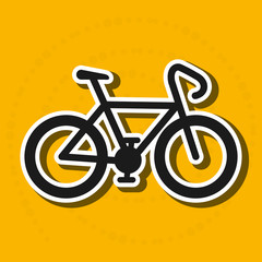 bicycle isolated design 