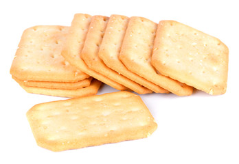 biscuit on white background