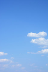 青い空と白い雲
