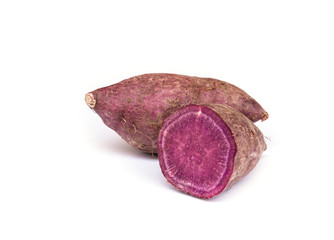 Sweet purple potato .