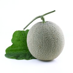melon isolated on white background