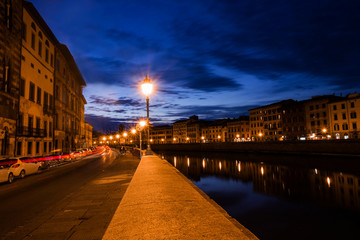 Pisa by night