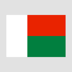 Flag of  Madagascar