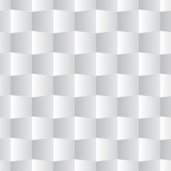 3d Square Seamless Pattern White