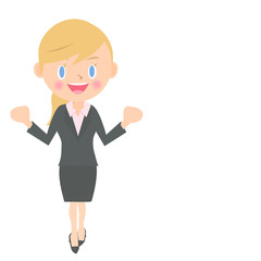 励ます女性会社員