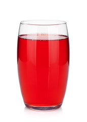 Glass of cherry juice