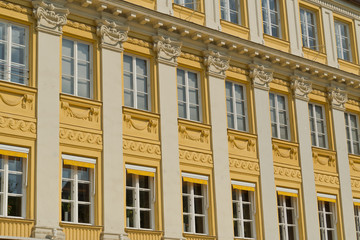 Fototapeta na wymiar Alte Häuser in der Innenstadt von München, Deutschland