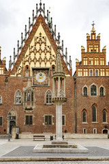 Fototapeta na wymiar City Hall Wroclaw