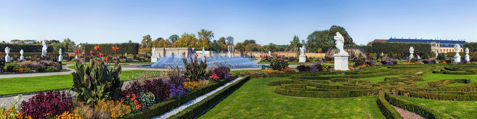 Photo sur Plexiglas Monument artistique Panorama des jardins de Herrenhausen